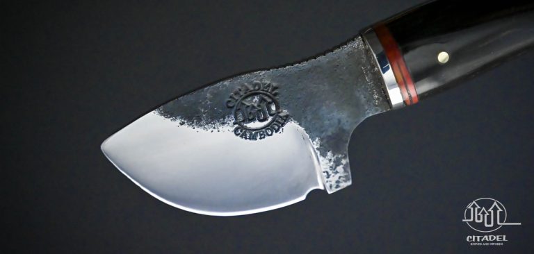 Buffalo Horn Papoose Neck Knife