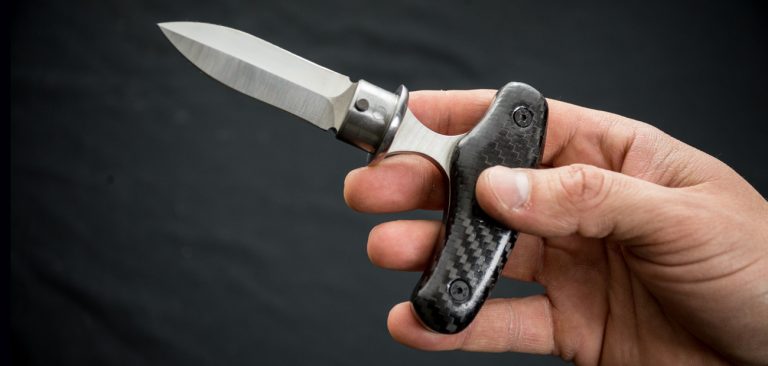 Carbon Fiber Cane Sword with Push Dagger