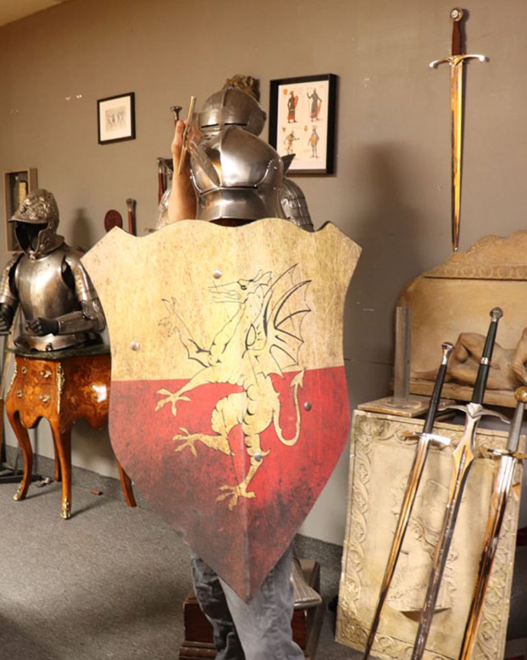 King Arthur Style Round Shield
