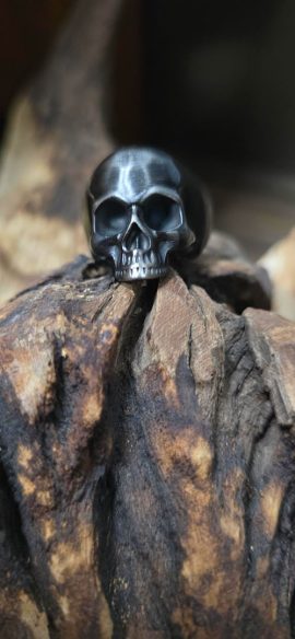 Half Skull Metal Ring