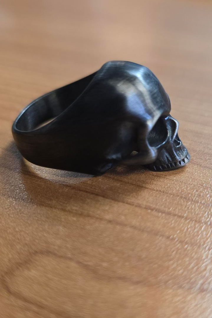 Half Skull Metal Ring