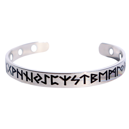 Viking Rune Bracelet, Narrow Design