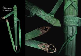 Embossed Leather Scabbard