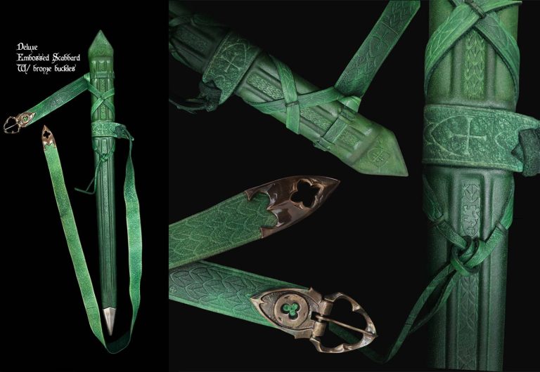 Embossed Leather Scabbard