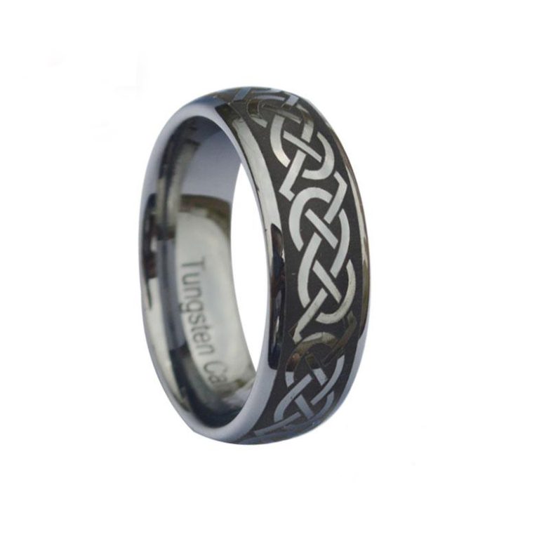 Celtic Knot Silver Band Ring