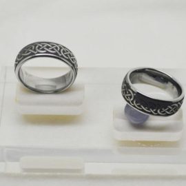 Celtic Knot Silver Band Ring