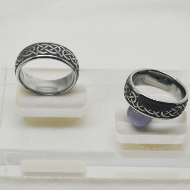 Celtic Knot Silver Band Ring