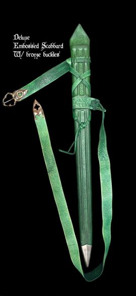 Embossed Leather Scabbard
