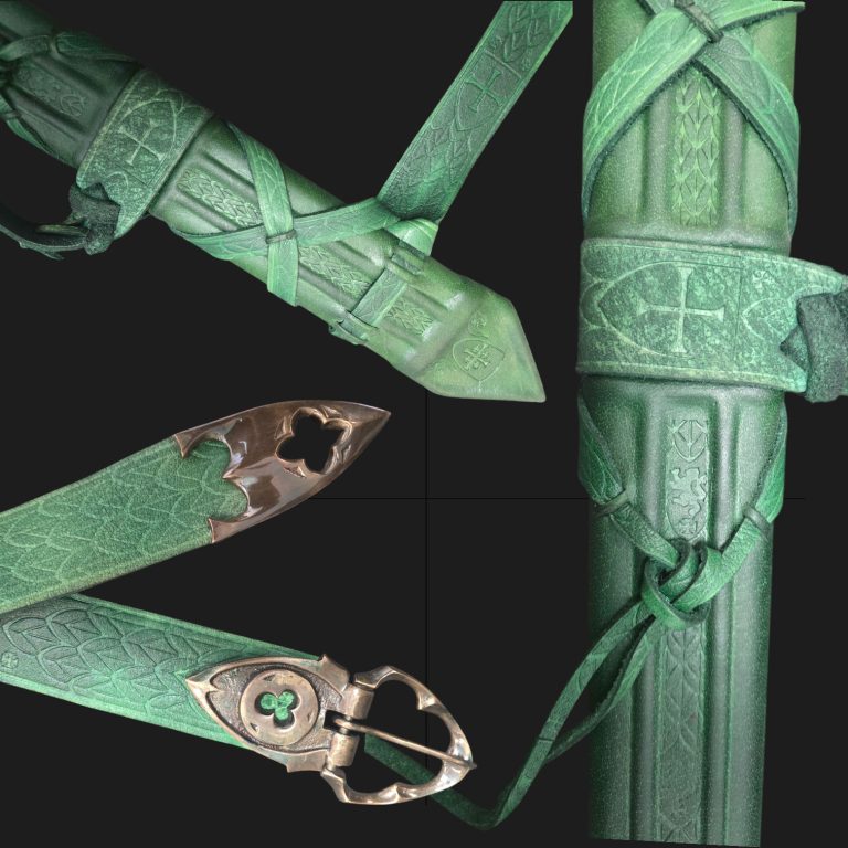 Embossed Leather Scabbard